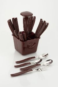 24 pieces spoon fork cutlery set