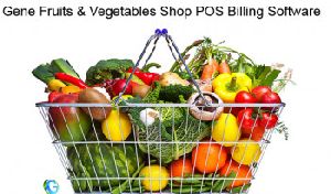 Gene Fruits Vegetables Shop Retail Billing POS Software