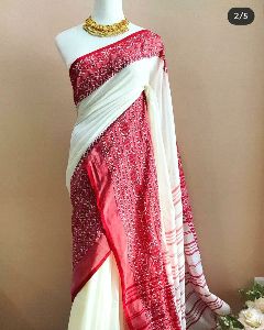 Handloom Khadi cotton saree