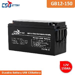 CSBattery 12V 150Ah High-Performance AGM battery for Car/Bus/UPS/Electric-power/Electric Power/Light