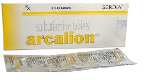 Brand Arcalion (Sulbutiamine) 200mg Tablets