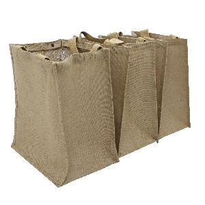 PP Laminated Jute Bag With Web Handle Set Of Three