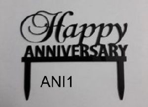 Ani1 Anniversary Cake Topper