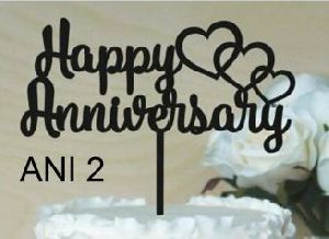 Ani2 Anniversary Cake Topper
