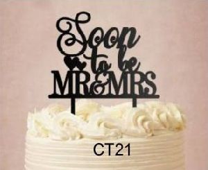 CT21 Mr. & Mrs. Cake Topper