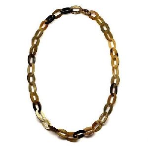 Buffalo Horn Chain Necklace
