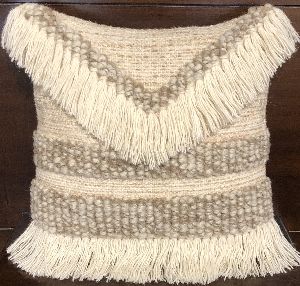 Folk Handwoven Wool Cushion Cover