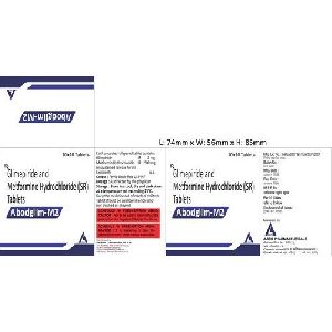 Glimepride and Metformin HCL Tablets