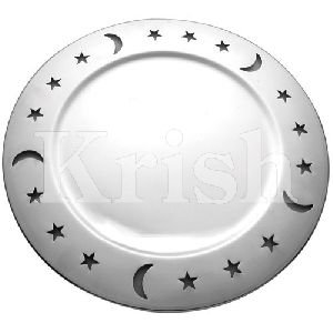 Charger Plate with Moonstar Holes