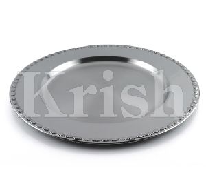 Charger Plate with Shell Embossing