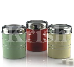 Coloured See Through Canister T/S/C