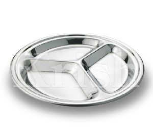 Round Compartment Tray- Equal Comp.