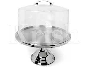 Tall Cake Stand with Acrylic Cover