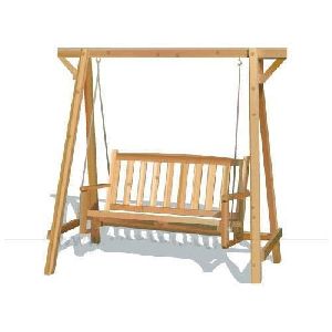 Wooden Swing Chair