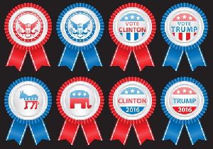 election badges