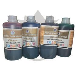 Multicolor Glass Air Brushing Color
