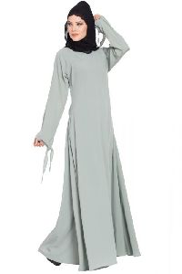 Ladies Grey Abaya