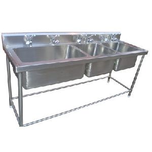 Silver Sink Dish Wash Unit