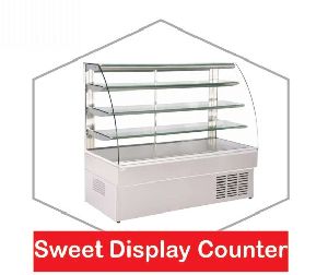 Stainless Steel Sweet Display Counter