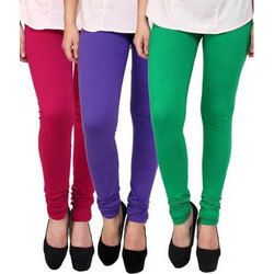 Oem (private label) and OEM Cotton/spandex and 95% COTTON 5%  ELASTANE(LYCRA) Womens Plain Legging at Rs 290 in Tiruppur