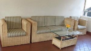2 Assam Cane Sofa Set
