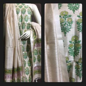 Ladies Printed Silk Suit