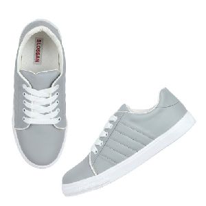 Ladies Gray Sneaker Shoes