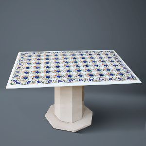 Square Handcrafted Marble Table Tops