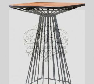 Wooden top Cafe High Table