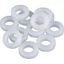 White Rubber Washers