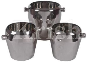 Apple Ice Bucket With Knobs, Size : Multisizes