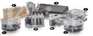 Bar Tool set in Different Stands - 7 Pcs