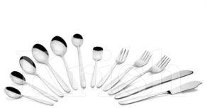 Stainless Steel Polished Plain Lugano Cutlery, Style : Modern