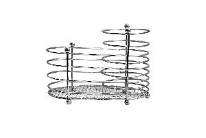 Wire Double Cutlery Holder
