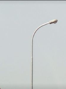 Swan Neck Street Light Pole