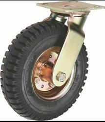 Pneumatic rubber wheel