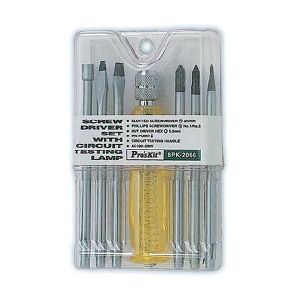 7 PC  INTERCHANGEABLE  SCREWDRIVER SET