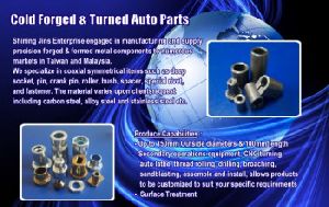 Cold Forged precision metal parts