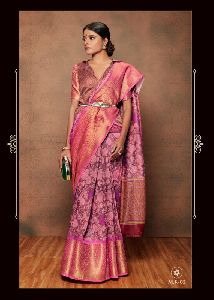 Uniqe Multi Colored soft silk Printed Designer sarees _SF117 at Rs