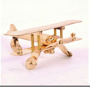 Brass Aeroplane Miniature