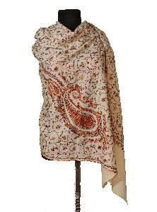 Kashmir Embroidered Woollen Shawl