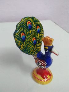 Small dancing peacock