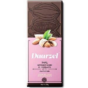 Daarzel 70% Intense Dark Chocolate with Almonds