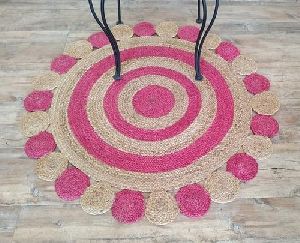 Jute Rangoli Rug