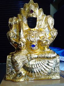Gold , Silver Goddess Statues