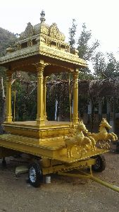 Gold , Silver Temple Cars ( Ratham )Chariots