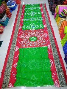 cotton bandhani saree