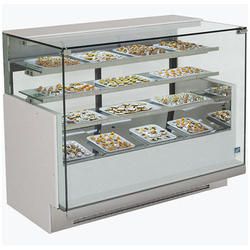 Stainless Steel Suqare Sweet Display Counter