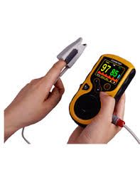 Handheld pulse oximeter