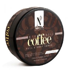 NutriGlow Naturals Raw Irish Coffee Face &amp; Body Scrub